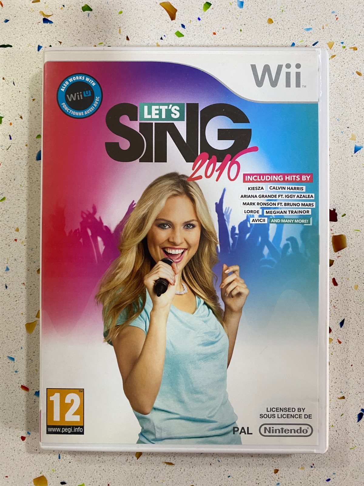 Let'S Sing 2016 Nintendo Wii Ariana Grande Kiesza Bruno Mars Meghan Trainer