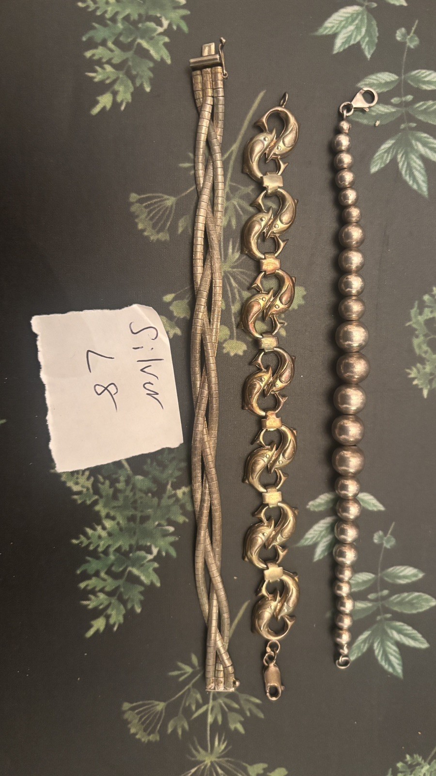 Solid Silver Hallmarked vintage bracelets job lot… - image 10