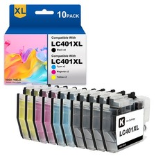 Printer Ink Tank Set fits for Brother LC401 MFC-J1010DW MFC-J1012DW MFC-J1170DW