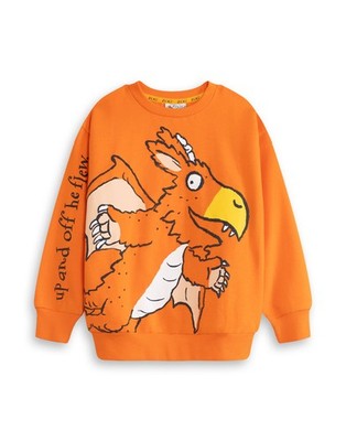 Gruffalo & Friends Zog Orange Character Sweatshirt Unisex Baby & Kleinkind