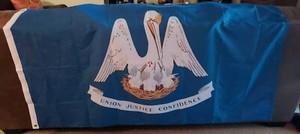 Louisiana State Flag 3'x5' With Grommets 