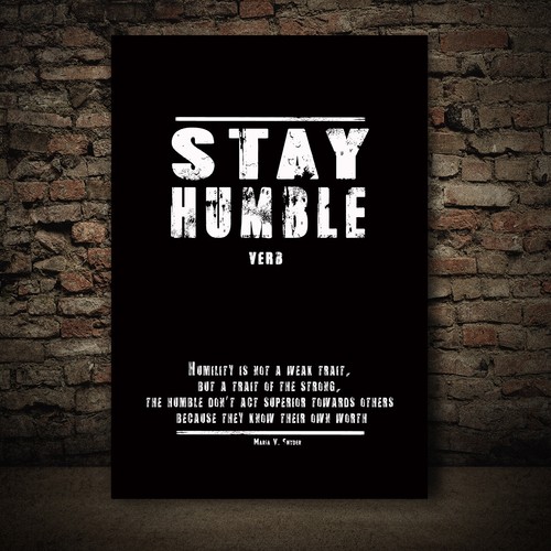 TEAM, SUCCESS, HUSTLE, WORK HARD, TOMORROW , STAY HUMBLE, STOCK, Canvas Wall Art - Picture 8 of 17