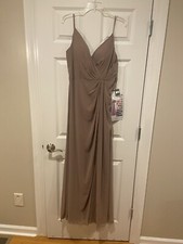 Mori Lee Dress #21659 Size 14, Never Worn Or Altered, New With Tags, Color Fawn