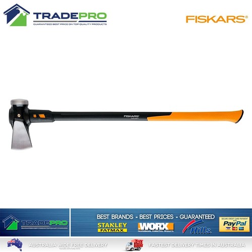 Genuine Fiskars® 3.6kg Maul Blocksplitter IsoCore Axe Timber Log Split Finland - Picture 3 of 6