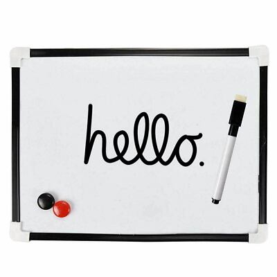 🔥Magnetic Whiteboard White Board Dry Wipe Notice Home Drawing Pen Wall  Planner 5056170303668 UK