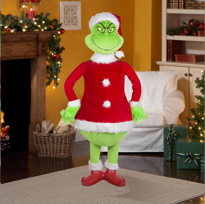 25 Cm Grinch Plüschtier – Weicher Kuscheltier-Stoff, Niedlich & Flauschig, Perfekt Für Weihnachtsdekoration & Als Geschenk