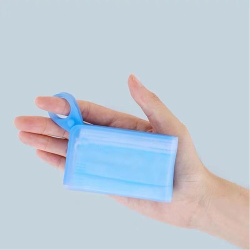 Folder Storage Silicon Face Mask Portable Clip Carrier Case Safety Bag Boxes - Picture 5 of 15