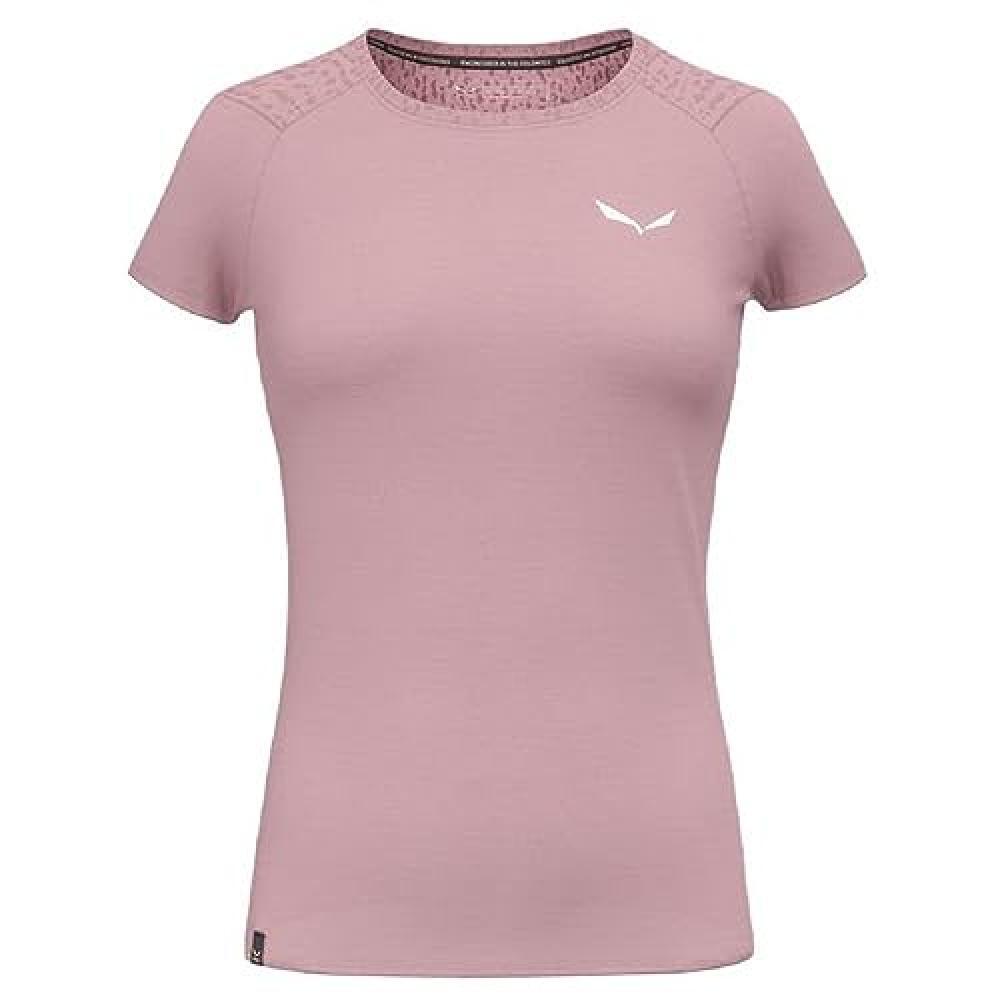 (TG. L) Salewa Pure Sal. Merino T-Shirt Women, Zephyr Melange, L - NUOVO