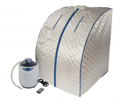 Stecksauna MiniSauna Dampfsauna, mit elektr. geregeltem Dampferzeuger 2 L 1000W 