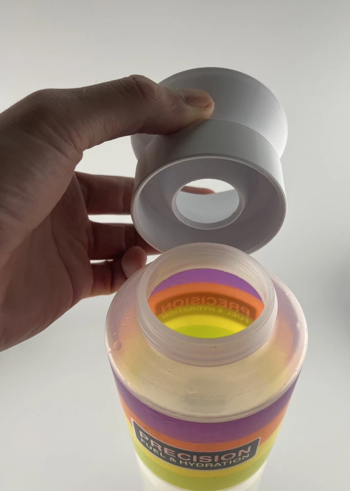 Embudo de botella de hidratación - para ciclistas, corredores, triatletas, entusiastas del gimnasio, etc. Foto 4 de 4