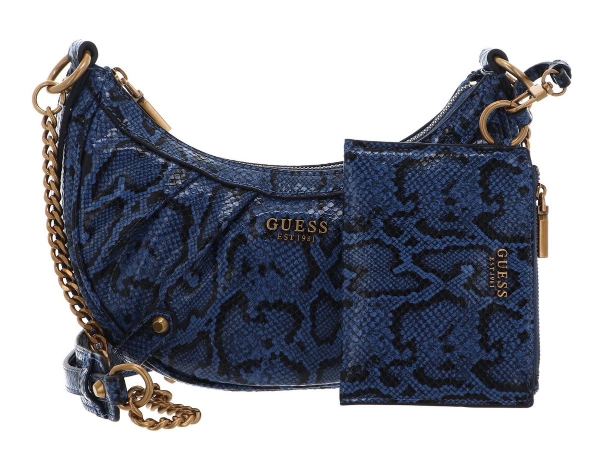 GUESS Clelia Crossbody Top Zip Bag Umh ngetasche Tasche Midnight