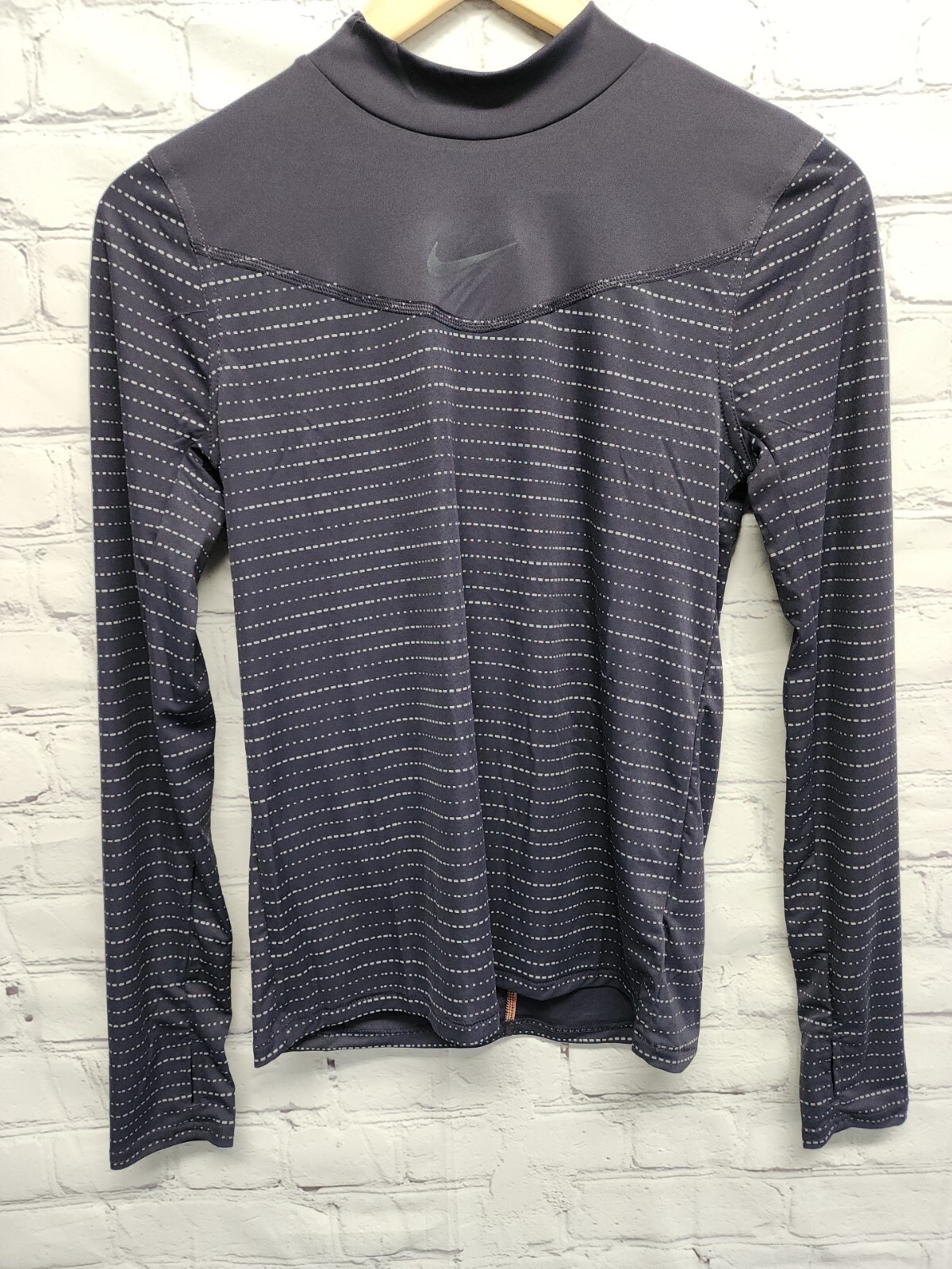 SACAI X NIKE Nike Running Division Camicia da Corsa Donna Collare Leggero DV723 Grigio XS NUOVA