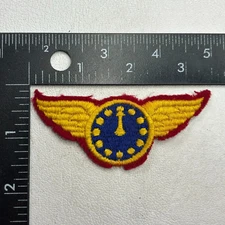 Vintage World War 2 Home Front CAPTAIN MIDNIGHT SECRET SQUADRON Wings Patch 55Y6