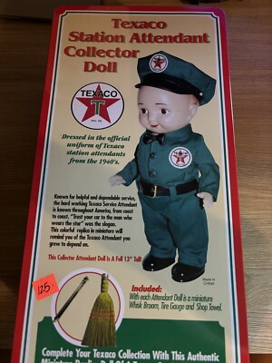 Texaco Station Attendant Collector Doll | eBay