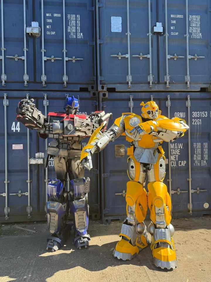 Transformers Optimus Prime & Bumblebee cosplay costume adult IN STOCK NOW - Image 3 of 4