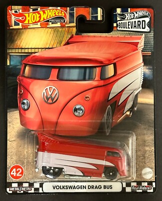 Hot Wheels Boulevard # 42 Volkswagen Drag Bus Van , Free Shipping