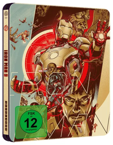 Iron Man 3 (4K UHD + Blu-ray Steelbook) Mondo - Brand New & Sealed