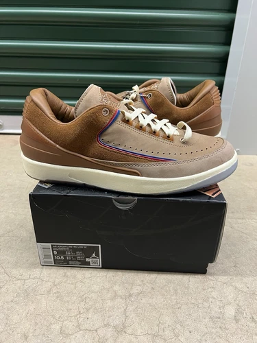 Jordan 2 Retro Low x Two 18 Size 9 CLEAN W/ Box DV7129-222 Authentic