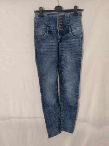 Damen Jeans Hose Jeanshose High Waist RAINBOW blau NEU Größe 34 - Picture 1 of 1