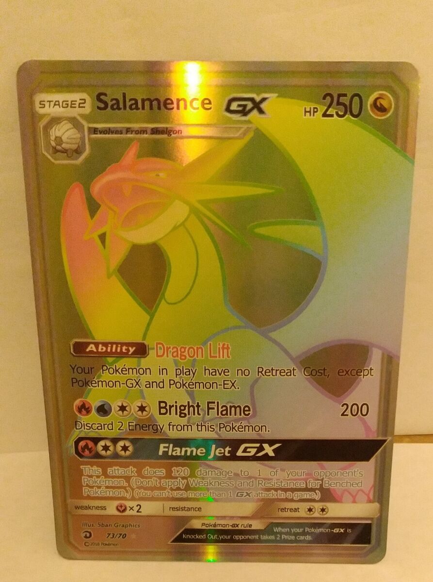 Pokémon TCG: Salamence GX (73/70) - SM7.5 Dragões Soberanos