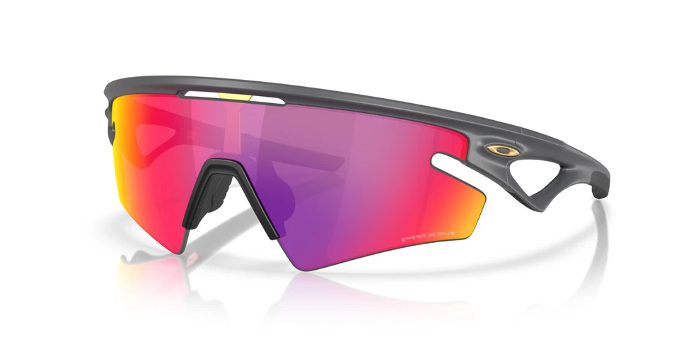 NUEVAS Gafas de sol Oakley SPHAERA SLASH gris carbono mate PRIZM Road Ruby Lens 9499-06
