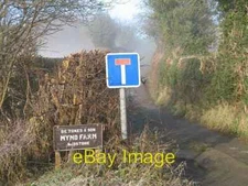 Photo 6x4 Mynd Farm entrance Bedstone No through road. Beyond a forested  c2007