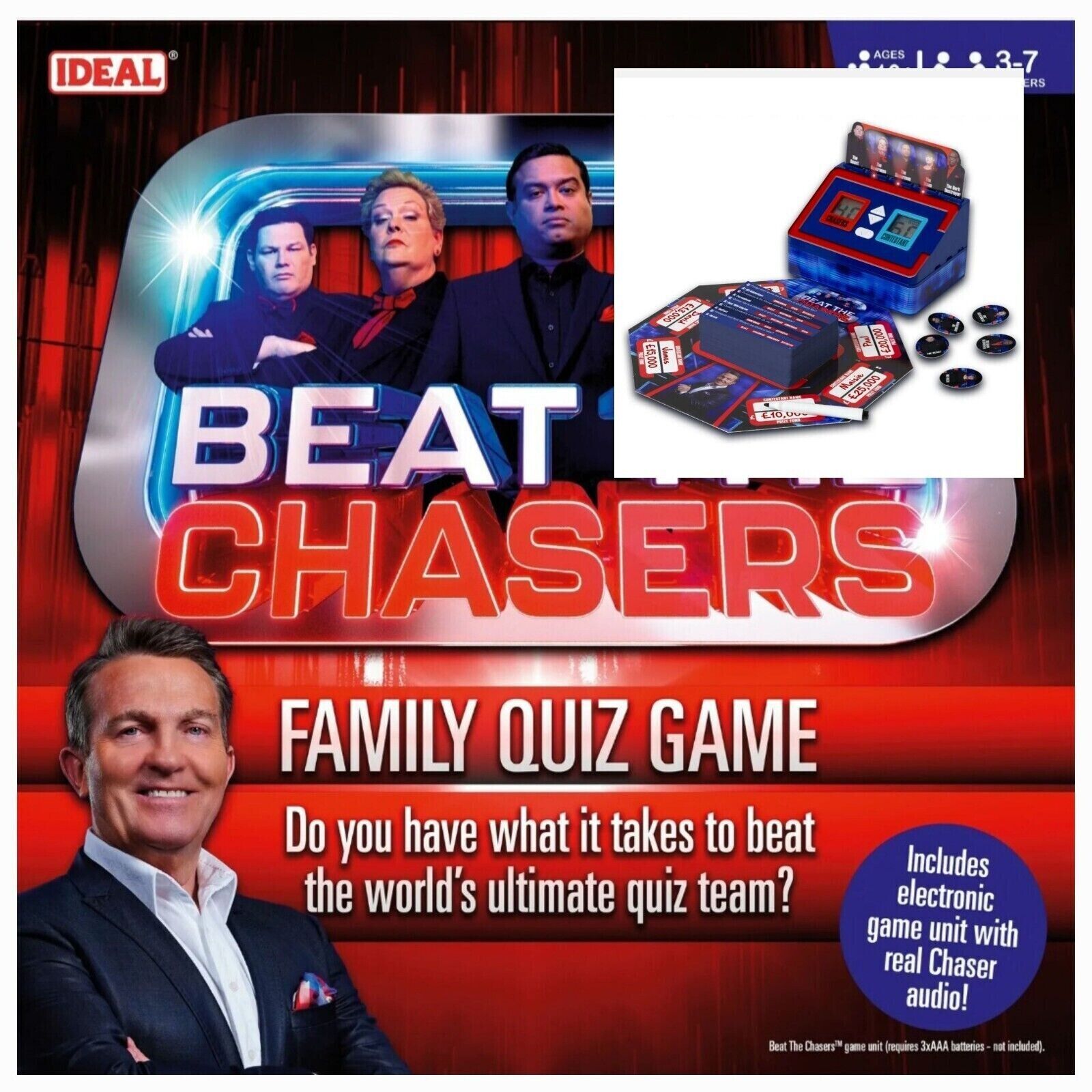 Ideal | Beat The Chasers Family Quiz Game: Do You Have What it Takes to  Beat The World's Ultimate Quiz Team? | Family TV Show Board Game| for 3-7