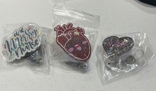 Three Badge Reels Nursing Nurse Christmas Heart And Artsy Nurse Free Shipping 