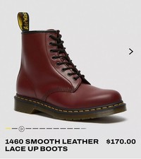 Botas DR. MARTENS 1460 Rojo Cereza Nuevas