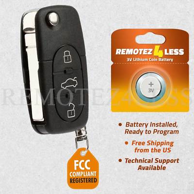 for 1998 1999 2000 2001 VW Volkswagen Beetle Golf Keyless Remote Car Key Fob