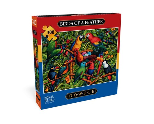 Buffalo Games Birds of a Feather 300 Piece Jigsaw Puzzle By Eric Dowdle - Picture 4 of 4