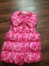 GYMBOREE GIRLS 7/8 PINK PUFFER VEST