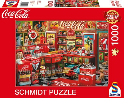 Schmidt Coca Cola - Nostalgie Ladenbesuch 1000 Teile Puzzle