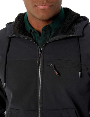 Full Zip Fleece Tech Soft Shell Jacket 