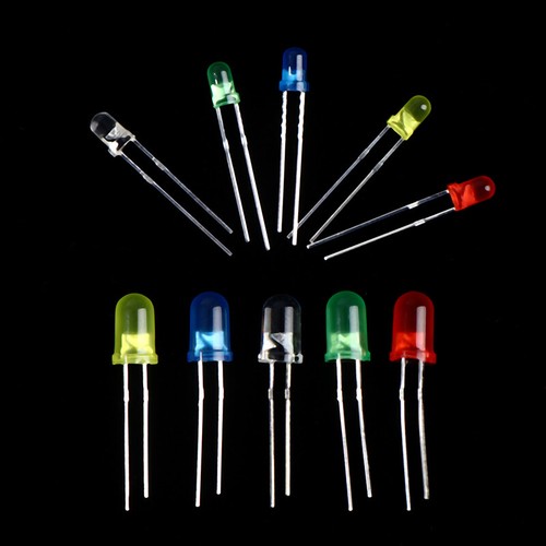 200pcs 3V 20mA Colorful Diodes 3mm LED Light Assorted Kit DIY LEDs Diode Set _tm - Imagen 2 de 12