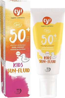 Eco Cosmetics | Ey! Sunspray | Sun Fluid LSF 50+ Kids | 100ml