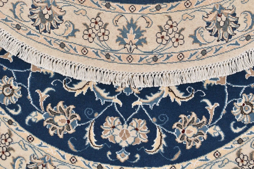Original Perserteppich Nain Kashmari Neuer Teppich 150 cm x 150 cm Top Zustand - Bild 6 von 6