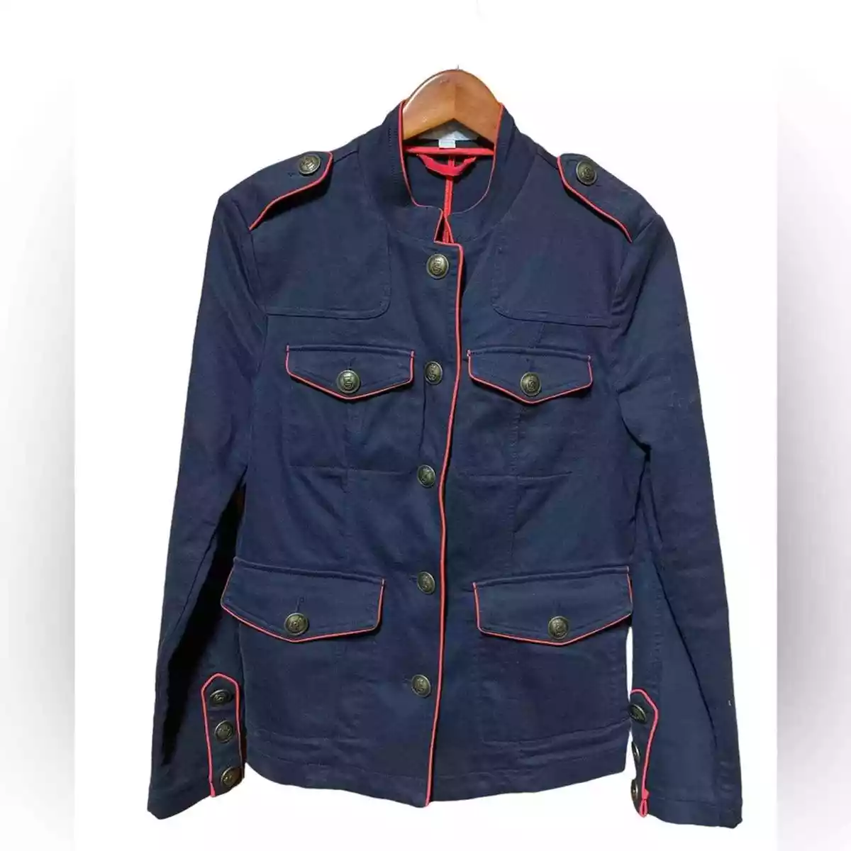 Boden Military Style Florence Jacket in Navy Size 6