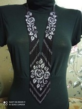 New Handmade Seed Bead Boho American Style Beaded Multi Strand necklace Earrings