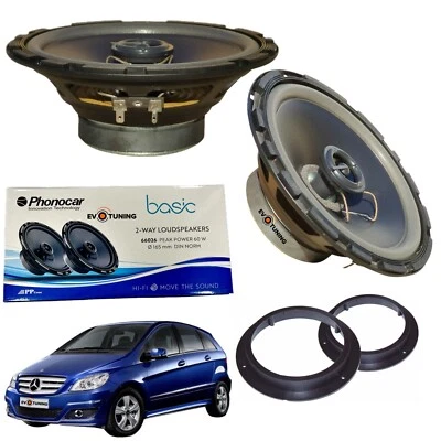 Kit 2 Casse Altoparlanti Anteriori Phonocar 2Vie per Mercedes Classe B W245