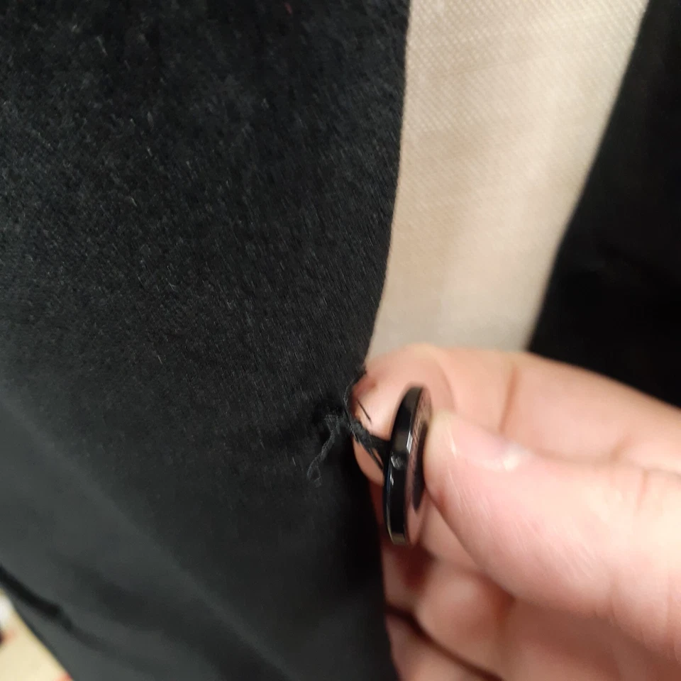 Wilke Rodriguez мужской бархат хлопок 40 длинная куртка спортивное пальто блейзер двойной вентиляционные отверстия - Изображение 3 из 4