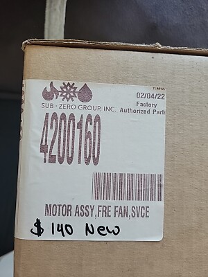 Genuine Oem 4200160 Sub-Zero