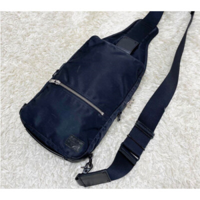 PORTER Yoshida Bag Lift Sling Shoulder Bag Black Unisex limited