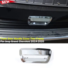Trunk Door Handle Cover Trim Frame for Jeep Grand Cherokee Durango 2014+ Chrome