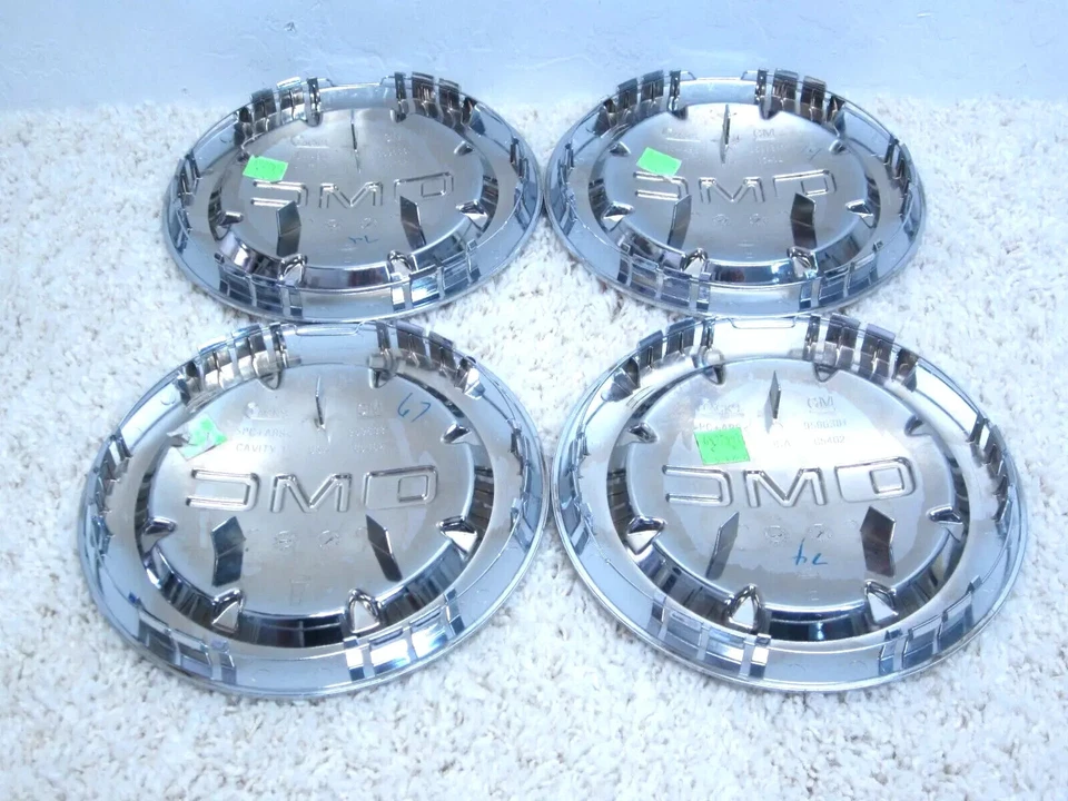 GMC SIERRA / YUKON 1500 OEM 20 «СПЛАВ КОЛЕСА ХРОМ ЦЕНТРАЛЬНЫЙ КОЛПАК КОМПЛЕКТ 9596381 #2I-9 - Изображение 2 из 2