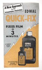 1940s Product Brochure for Edwal Quick Fix Vintage Film Speed Fixer Photography