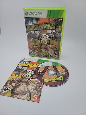 Borderlands 2 (Microsoft Xbox 360, 2012) CIB Complete, Tested & Clean