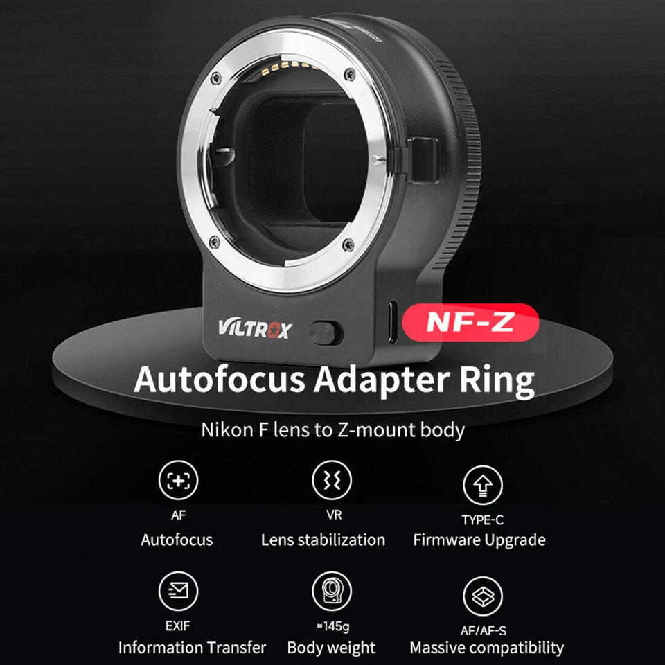 Viltrox NF-Z Auto Focus Lens Adapter FTZ Nikon F AI to Nikon Z Z7 Z5 Z9 Zfc Z50 - Image 4 of 4