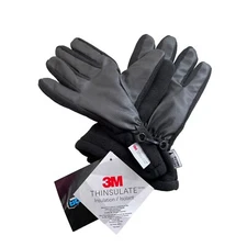 Hand Armour Thinsulate Lined Waterproof Gloves Large Black Outdoor Workwear NEW