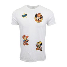 DISNEY MICKEY MOUSE AND GANG WHITE T SHIRT OFFICIAL T SHIRT